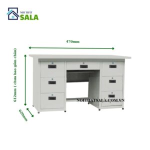 BÀN SẮT 7 HỘC KÉO