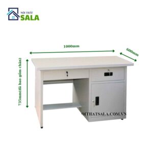 BÀN SẮT 2 HỘC KÉO 1 CÁNH MỞ