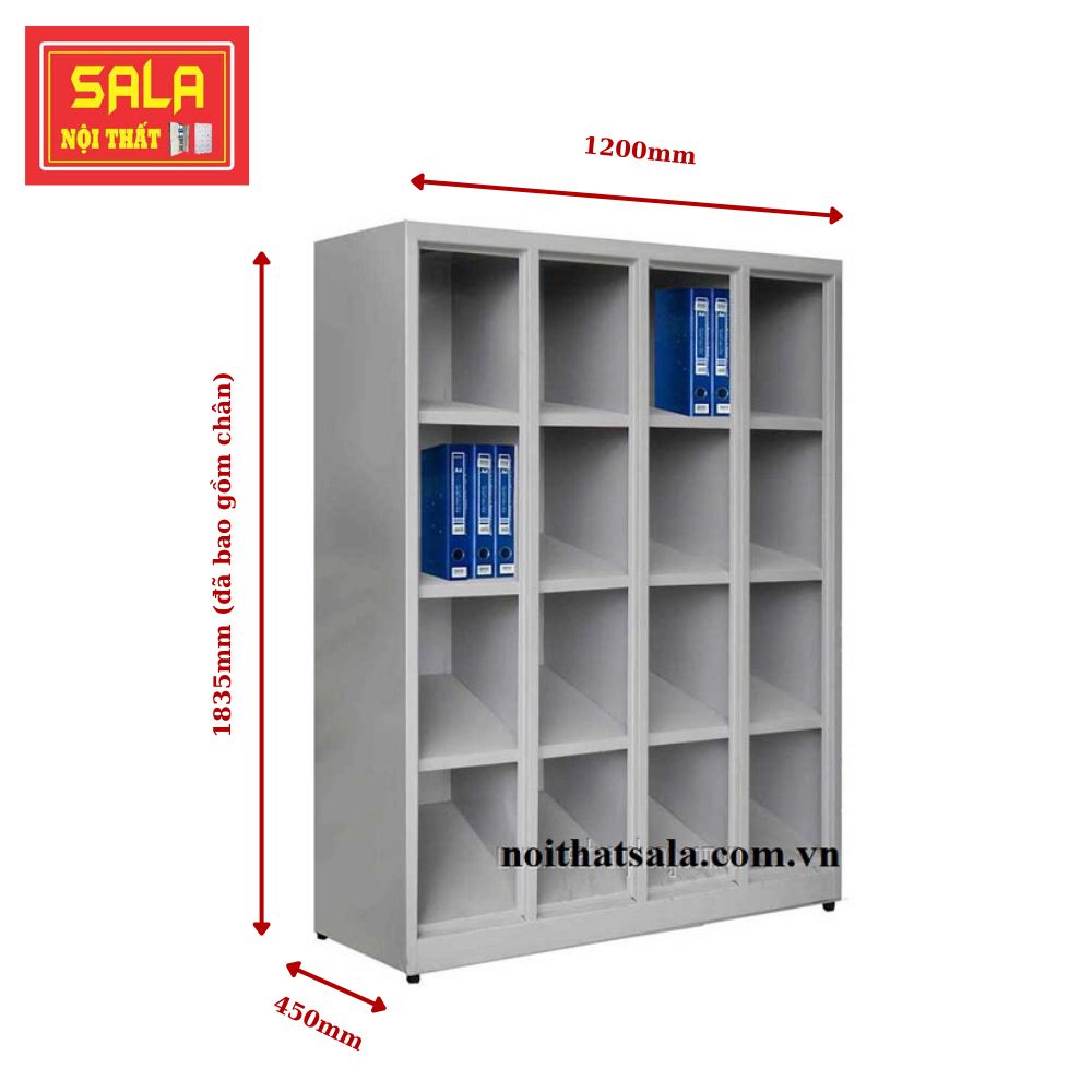KỆ SẮT ĐỰNG HỒ SƠ VĂN PHÒNG 16 Ô