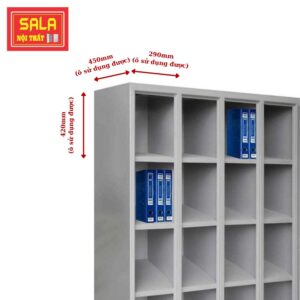 KỆ SẮT ĐỰNG HỒ SƠ VĂN PHÒNG 16 Ô
