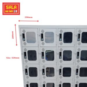 TỦ LOCKER SẮT 24 NGĂN MICA