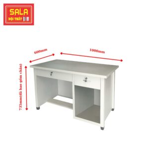 BÀN SẮT 2 HỘC KÉO 1 Ô TRỐNG