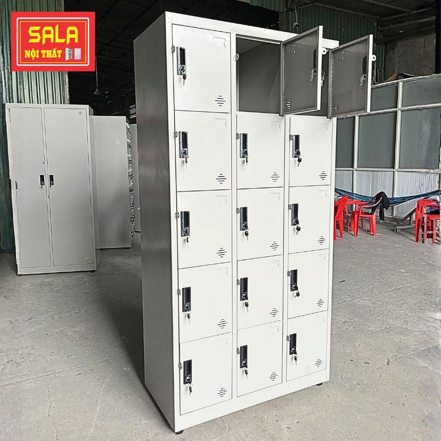TỦ LOCKER SẮT 15 NGĂN