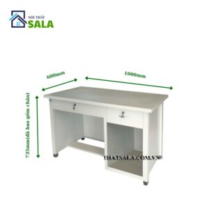 BÀN SẮT 2 HỘC KÉO 1 Ô TRỐNG