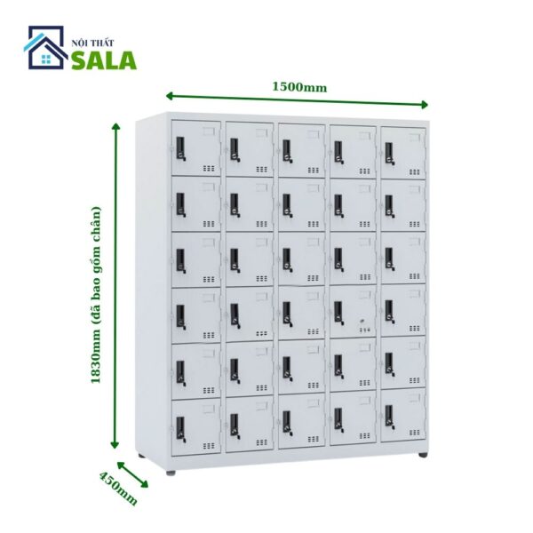 Tủ Locker sắt 30 ngăn