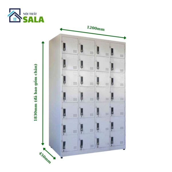 Tủ Locker sắt 28 ngăn