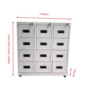 TỦ HỘC KÉO SẮT 12 NGĂN