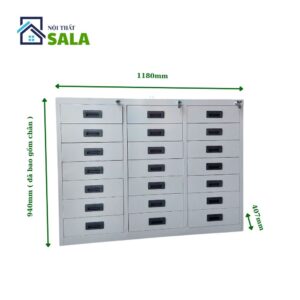 Tủ hộc kéo sắt 21 ngăn