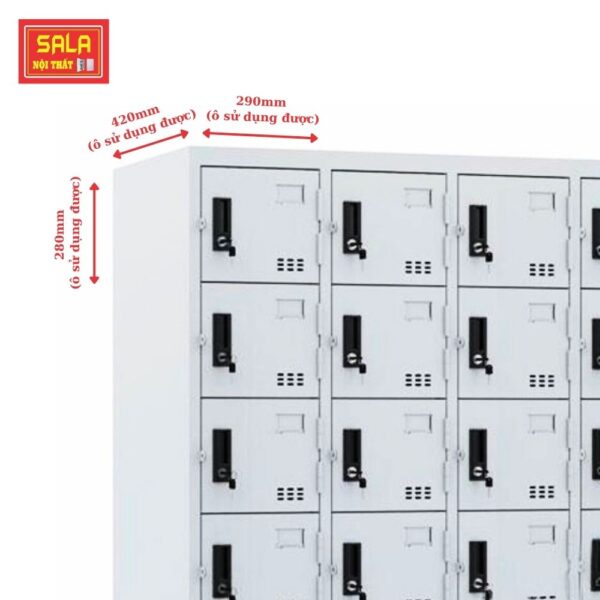 TỦ LOCKER SẮT 24 NGĂN