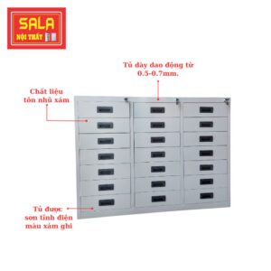 TỦ HỘC KÉO SẮT 21 NGĂN
