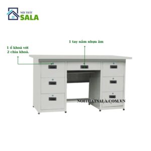 BÀN SẮT 7 HỘC KÉO