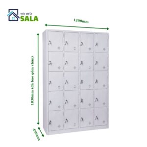 Tủ Locker sắt 20 ngăn