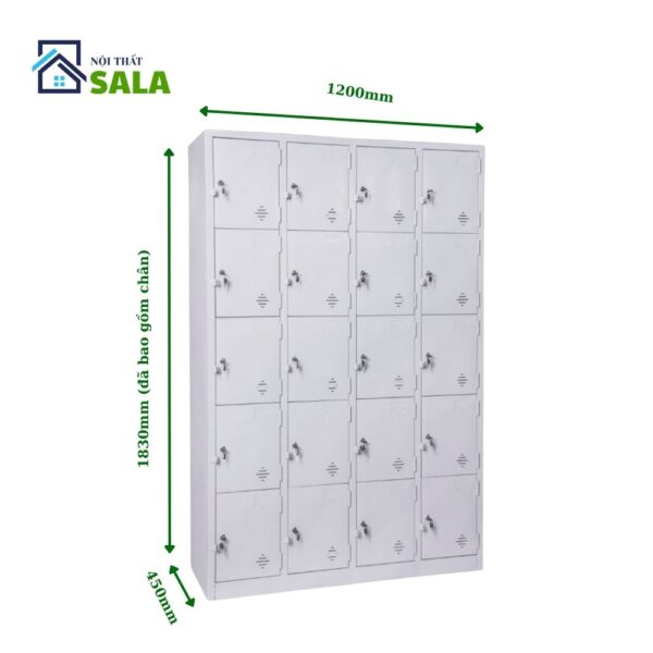 Tủ Locker sắt 20 ngăn