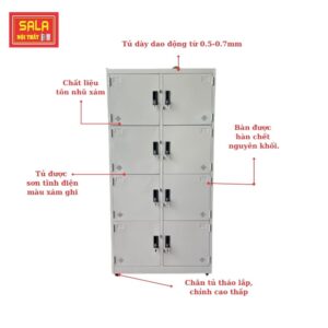 TỦ SẮT HỒ SƠ 8 CÁNH