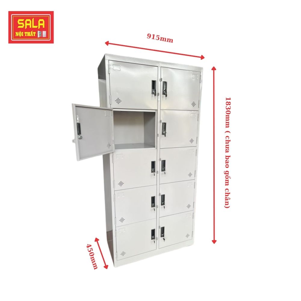 TỦ SẮT HỒ SƠ 10 CÁNH