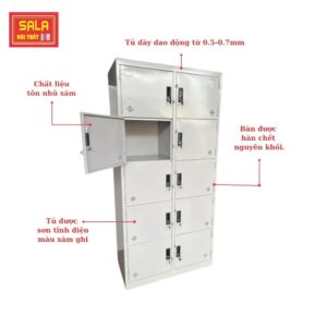 TỦ SẮT HỒ SƠ 10 CÁNH