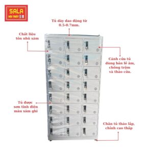 TỦ LOCKER SẮT 24 NGĂN