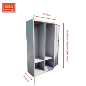 TỦ SẮT HỒ SƠ 2 CÁNH TÔN MỞ