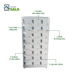 Tủ Locker sắt 24 ngăn