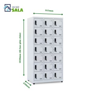 Tủ Locker sắt 21 ngăn