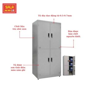 TỦ SẮT HỒ SƠ 8 CÁNH