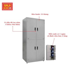 TỦ SẮT HỒ SƠ 8 CÁNH