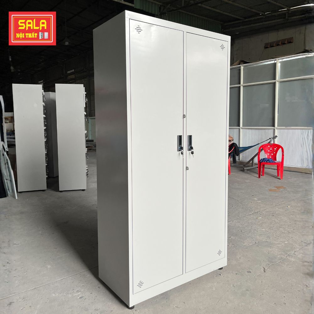 TỦ SẮT HỒ SƠ 2 CÁNH TÔN MỞ