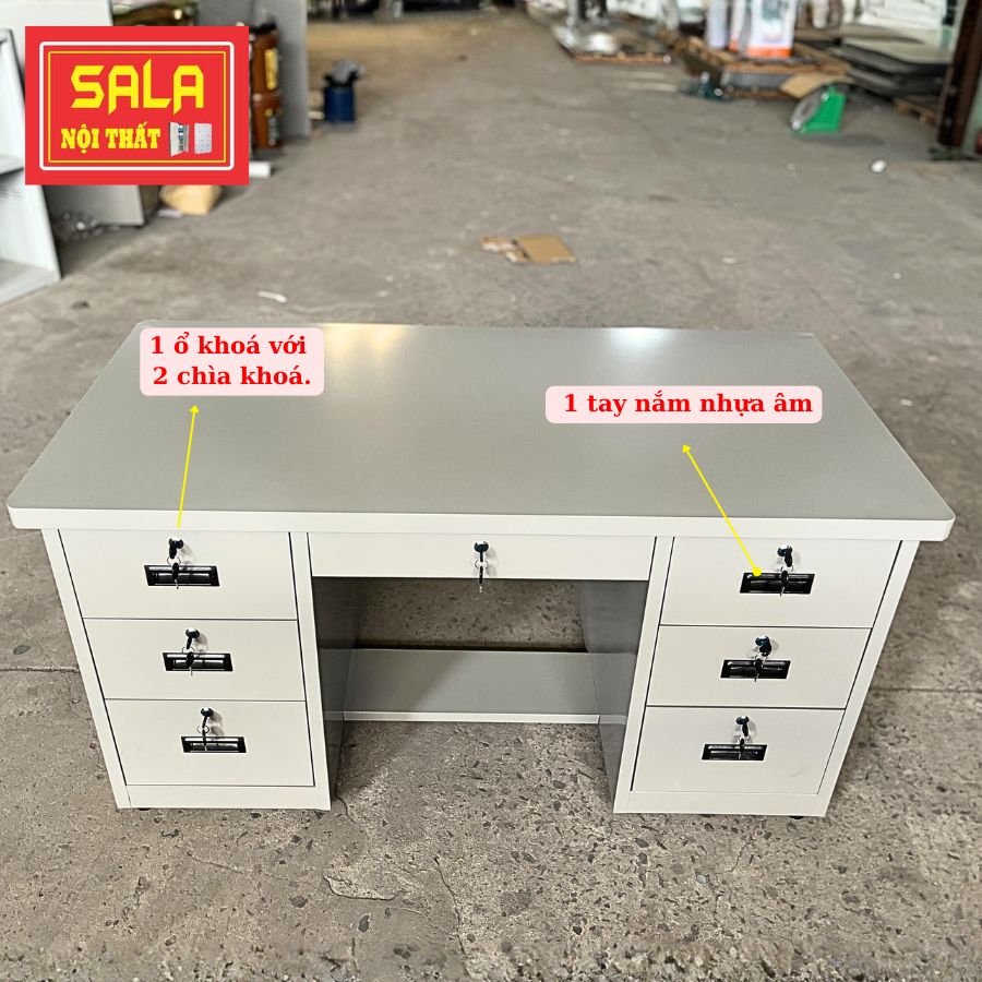 BÀN SẮT 7 HỘC KÉO