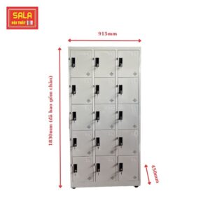 TỦ LOCKER SẮT 15 NGĂN