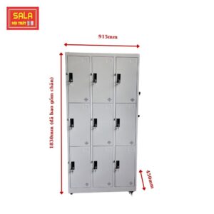 TỦ LOCKER SẮT 9 NGĂN
