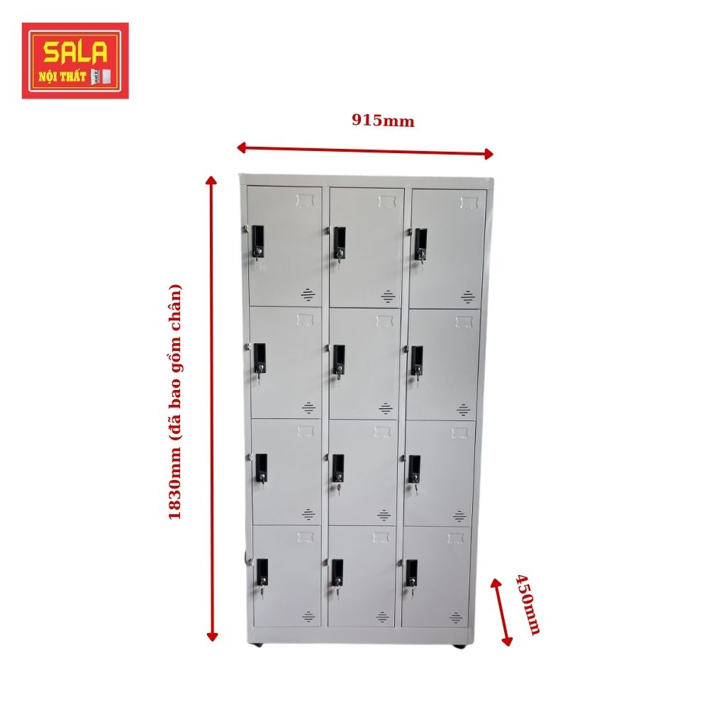 TỦ LOCKER SẮT 12 NGĂN