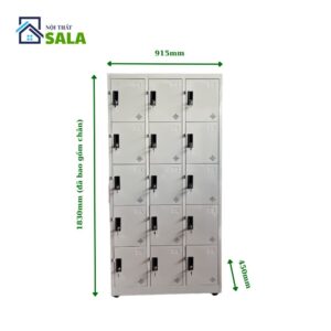 TỦ LOCKER SẮT 15 NGĂN