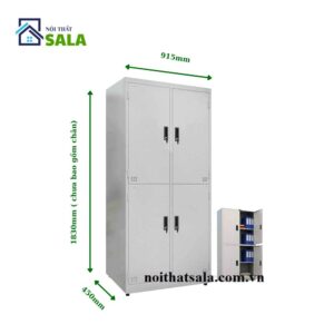 TỦ SẮT HỒ SƠ 4 CÁNH