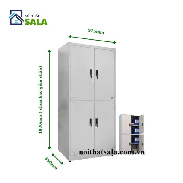 TỦ SẮT HỒ SƠ 4 CÁNH
