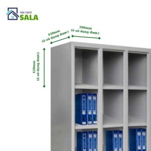 Kệ sắt đựng hồ sơ văn phòng 12 ô