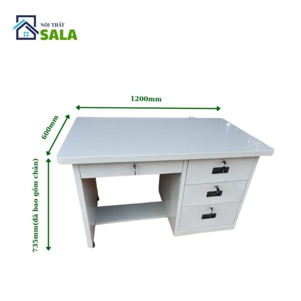 BÀN SẮT 4 HỘC KÉO