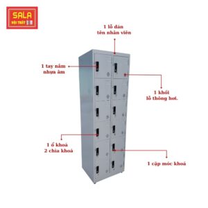 TỦ LOCKER SẮT 12 NGĂN