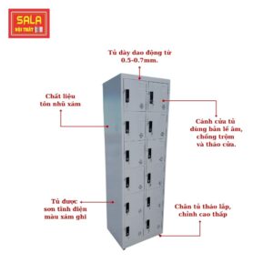 TỦ LOCKER SẮT 12 NGĂN