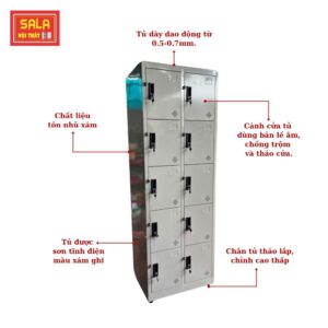 TỦ LOCKER SẮT 10 NGĂN