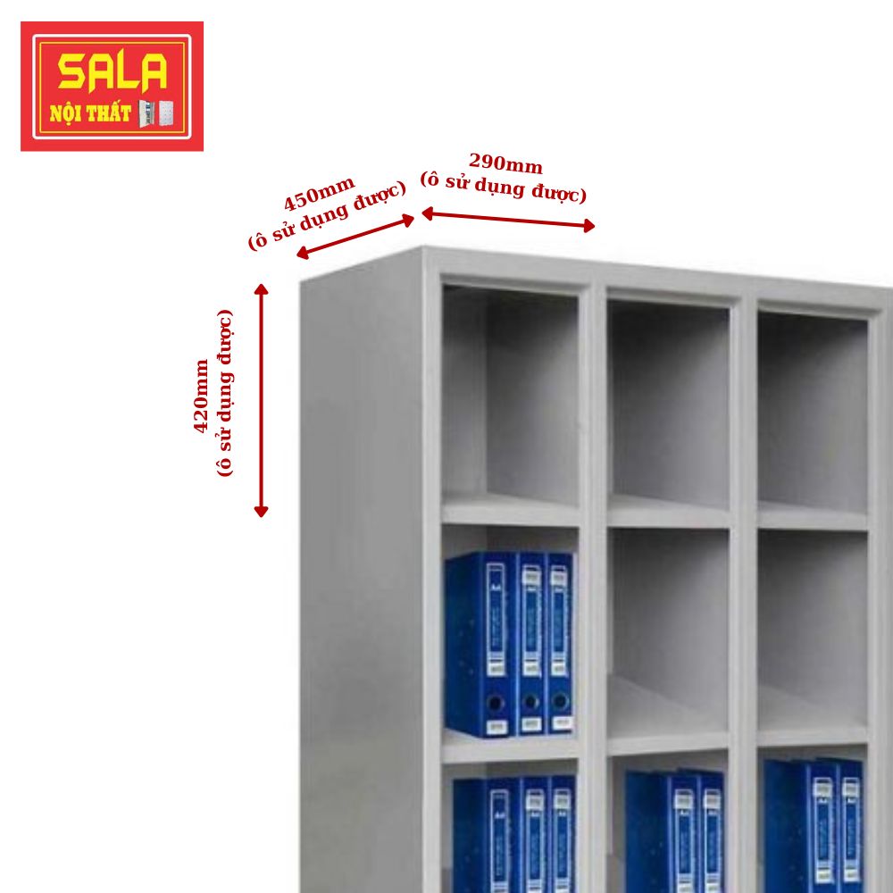 KỆ SẮT ĐỰNG HỒ SƠ VĂN PHÒNG 12 Ô
