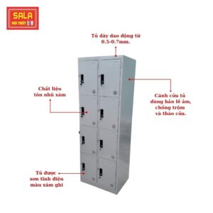 TỦ LOCKER SẮT 8 NGĂN