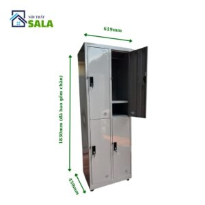 TỦ LOCKER SẮT 4 NGĂN