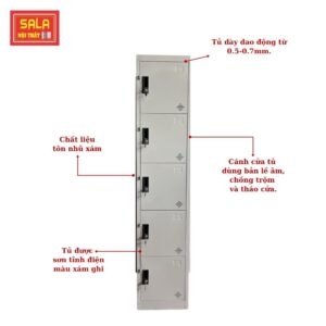 TỦ LOCKER SẮT 4 NGĂN