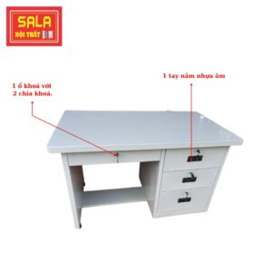 BÀN SẮT 4 HỘC KÉO