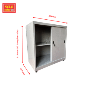 TỦ SẮT HỒ SƠ 2 CÁNH TÔN LÙA THẤP