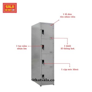 TỦ LOCKER SẮT 4 NGĂN