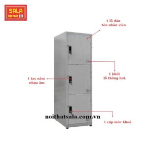 TỦ LOCKER SẮT 3 NGĂN