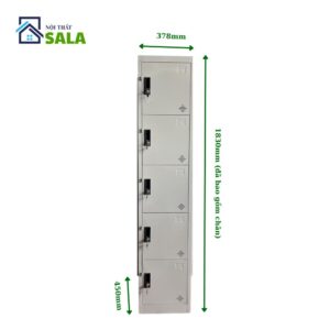 TỦ LOCKER 5 NGĂN