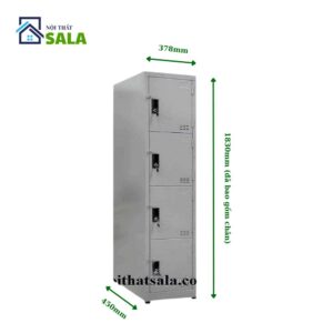 TỦ LOCKER SẮT 4 NGĂN