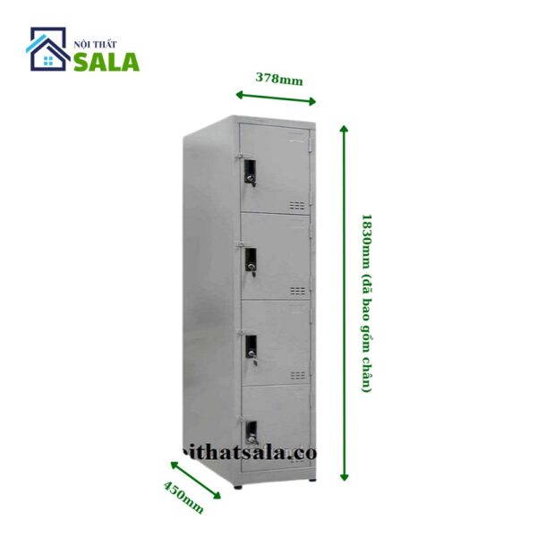TỦ LOCKER SẮT 4 NGĂN